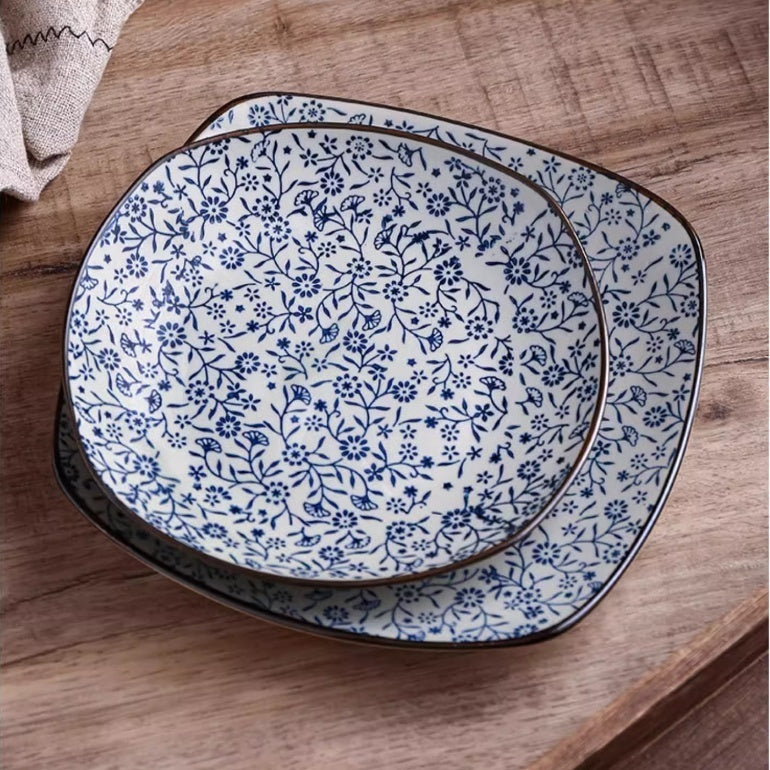 Ceramic Square Rounded Corner Dish