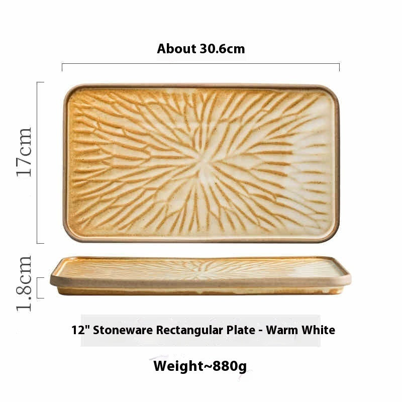 High-grade Retro Barbecue Plate Commercial