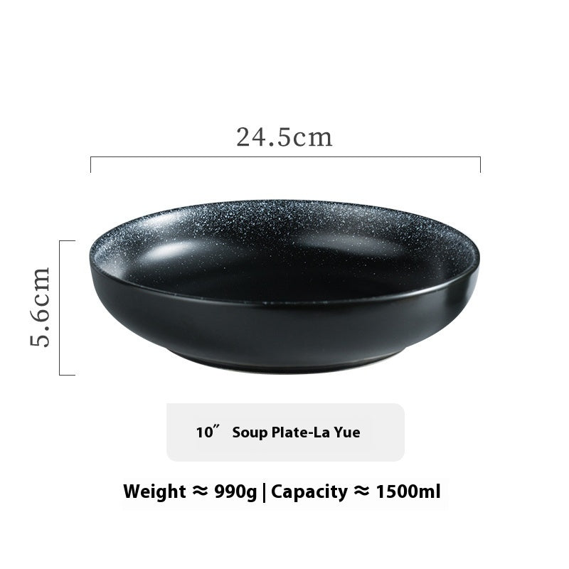 Household Ceramic Soup Western Cuisine Plate