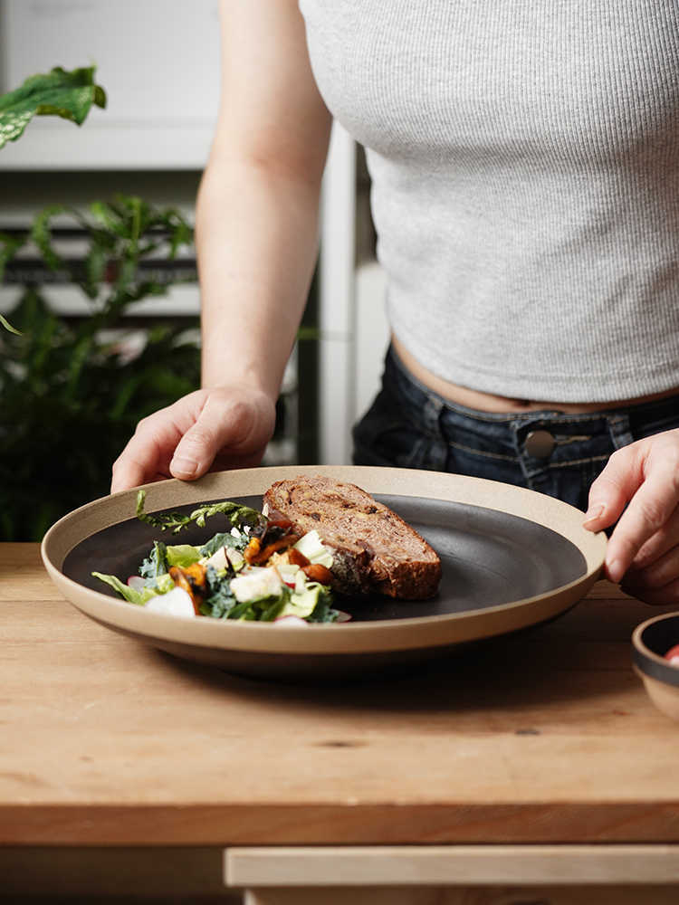 Hand Painted Pottery Deep Plates