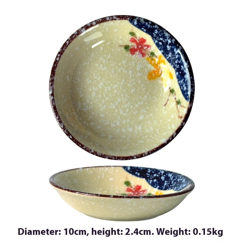 Simple Style Round Ceramic Plate