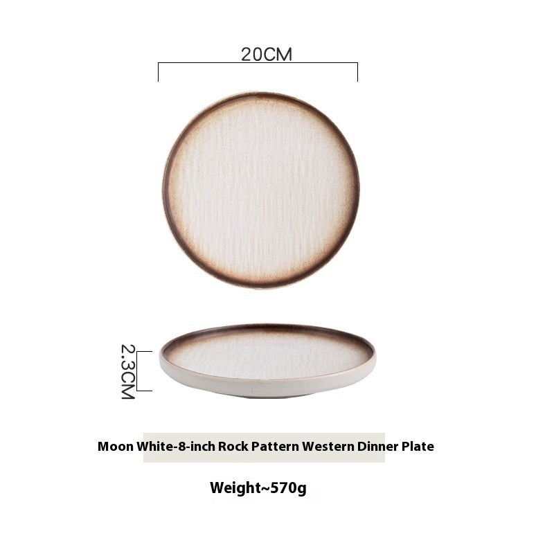 Household Steak Plate Ceramic Western Cuisine Plate