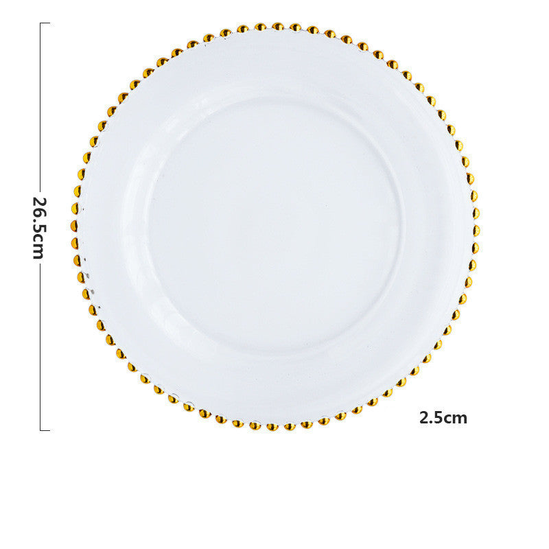 European-style Round Ceramic  Plate