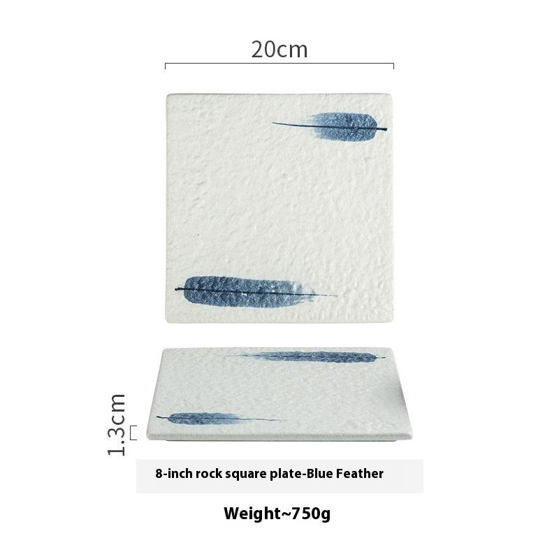 Ceramic Creative Square Sushi Plate