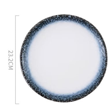 Ceramic Home Round Western Food Plate