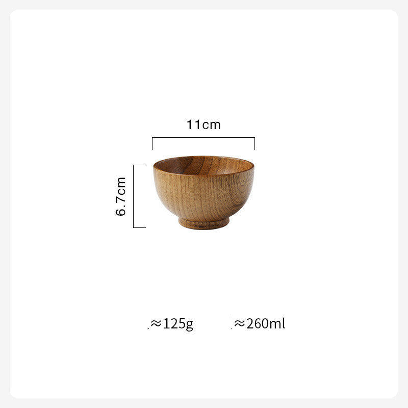 Wooden Small and Large Bowl
