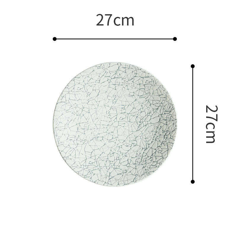 Elegant Creative Round Porcelain Plate