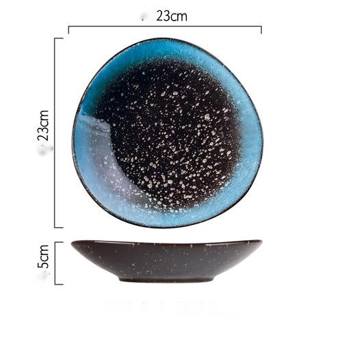 Nordic Elegance Porcelain Plate Collection