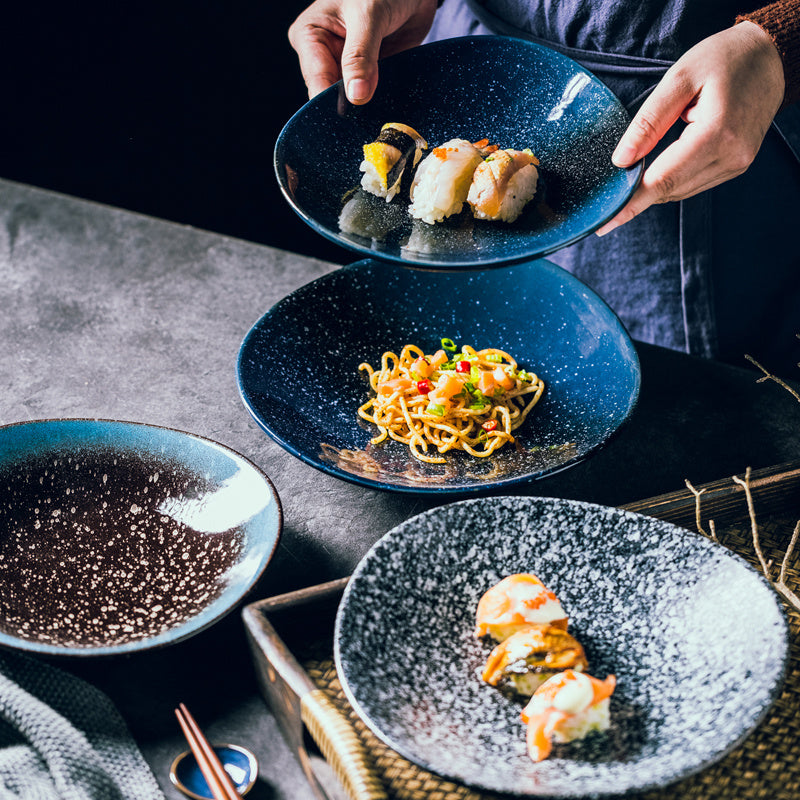 Nordic Elegance Porcelain Plate Collection