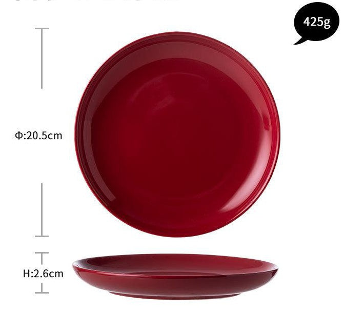 Red Ceramic Dinner Sets