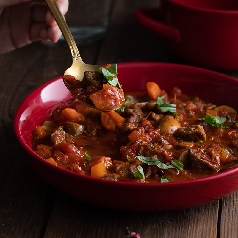 Red Ceramic Dinner Sets