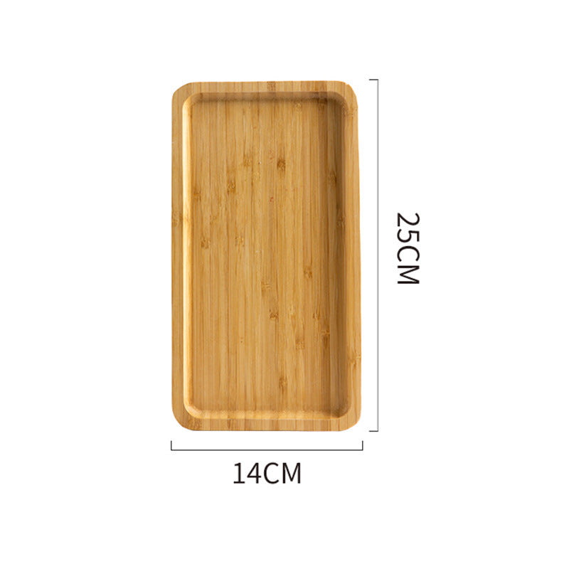 Bamboo Wooden Round Plate