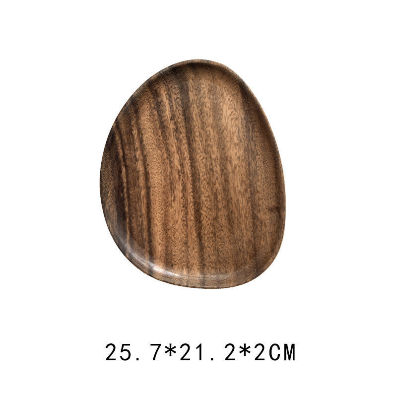 Walnut Irregular Rectangular Wooden Plate