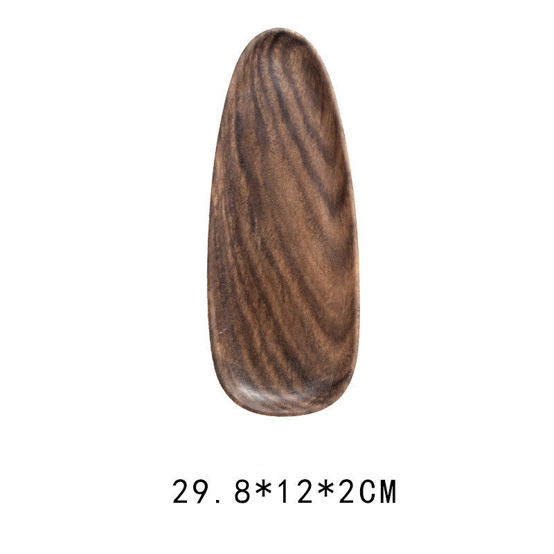 Walnut Irregular Rectangular Wooden Plate