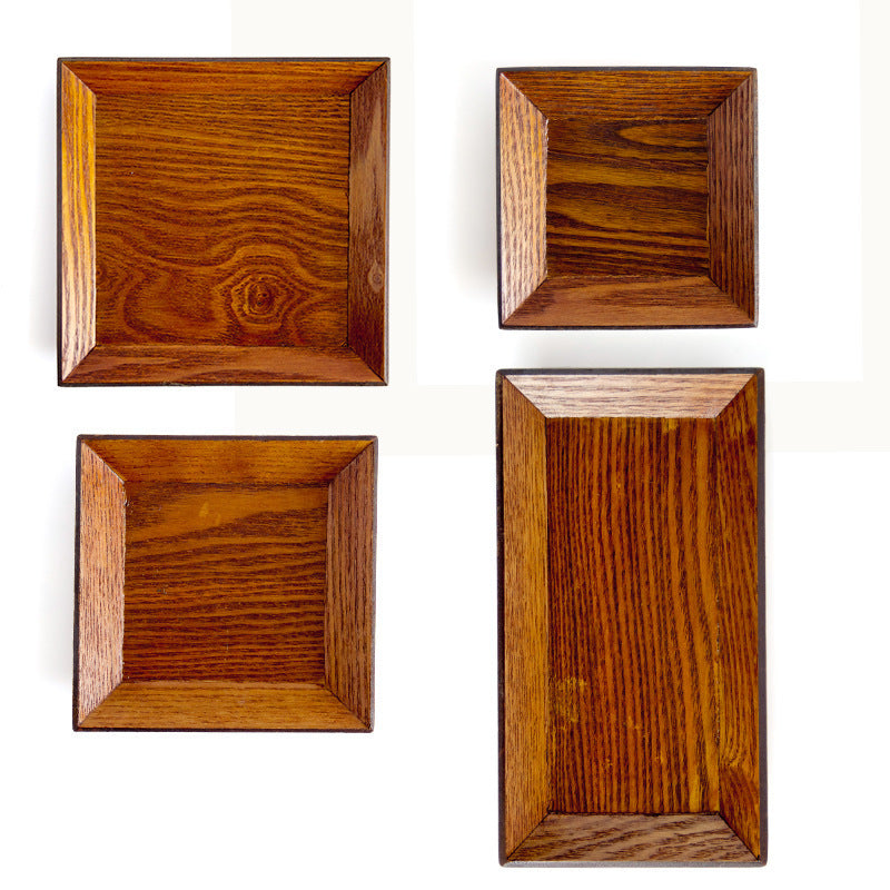 Square Rectangular Wooden Plate