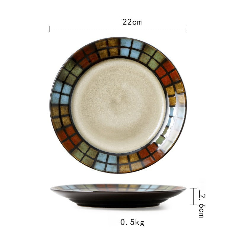 Ceramic Flat Creative Plate