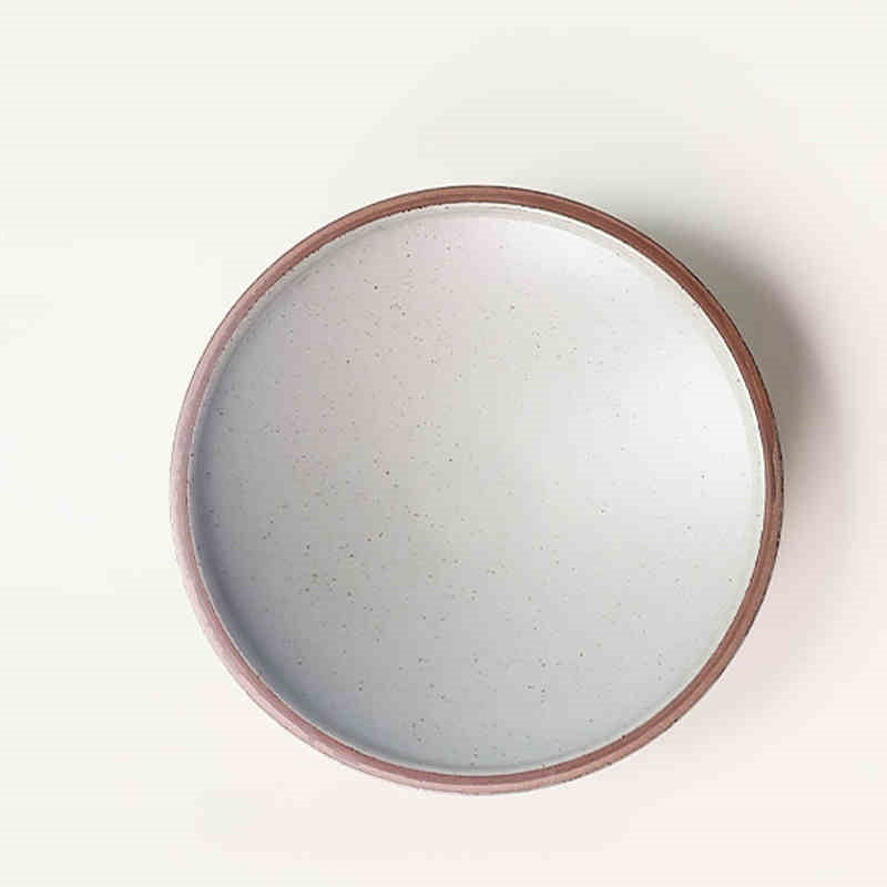 Retro Handmade Household Ceramic Plate