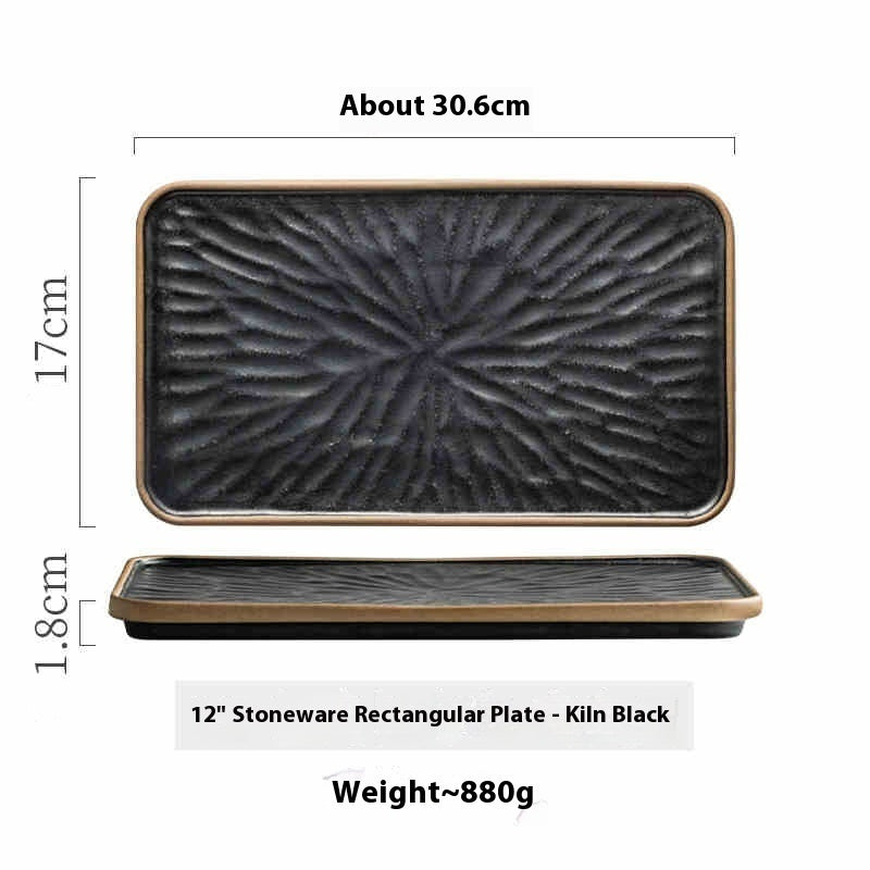 High-grade Retro Barbecue Plate Commercial