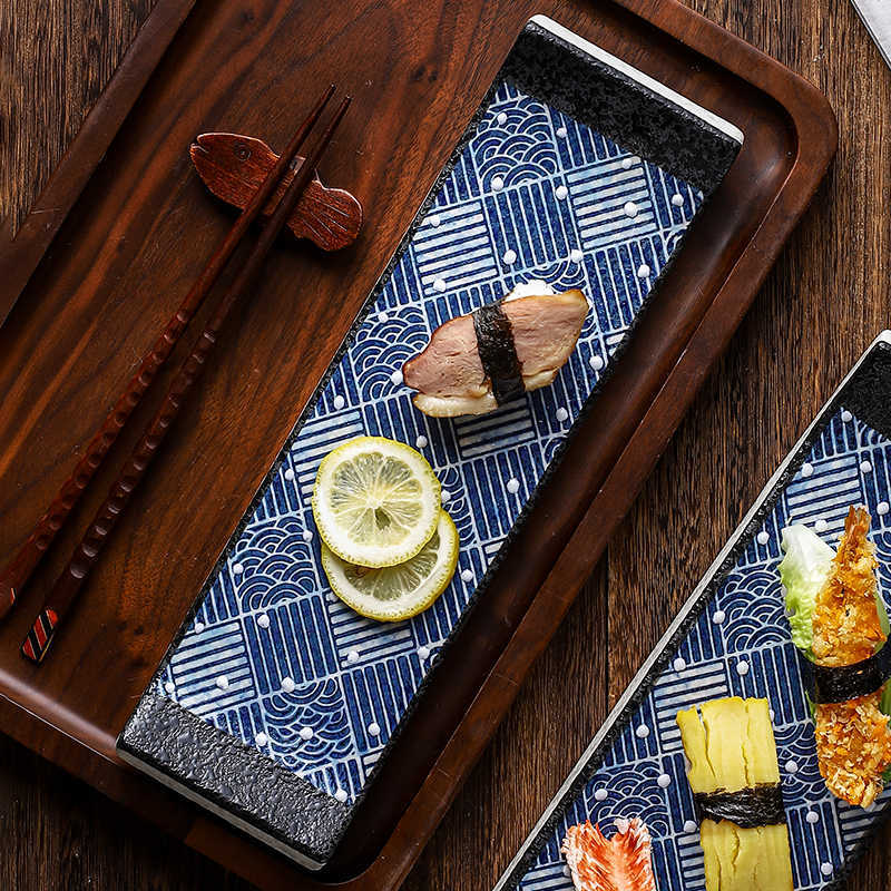 Long Plate Creative Rectangular Sushi Plate