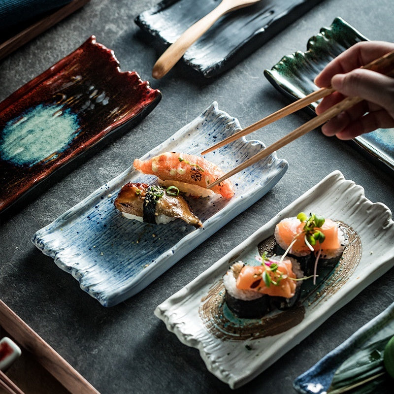 Large Western Specialty Ceramic Flat Plate