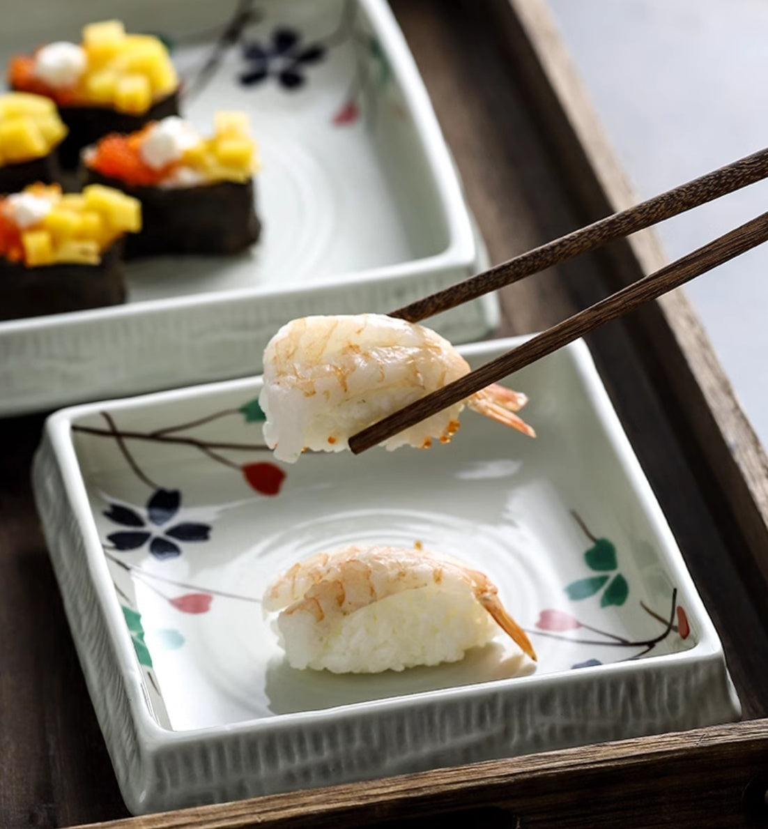 Ceramic Household Square  Rectangular Plate