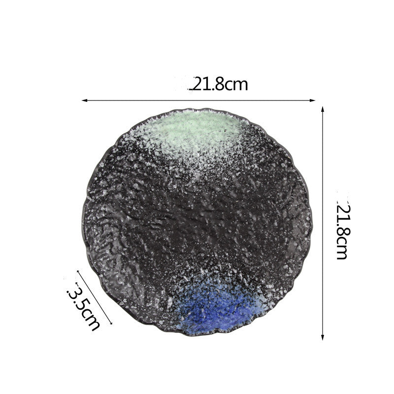 Elegant Creative Ceramic Oval Flat Plate