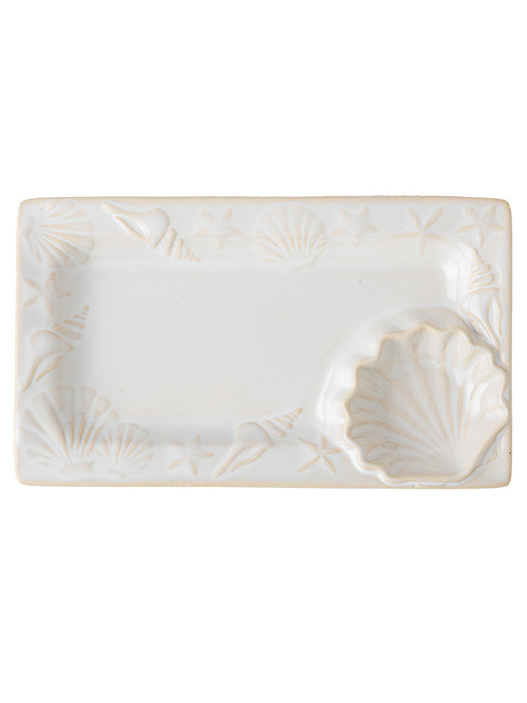 Keramička ploča u obliku školjke