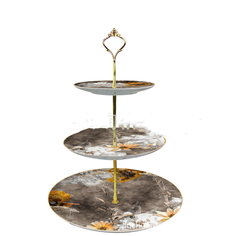 Creative Ceramic Household Flower Dinner Plate