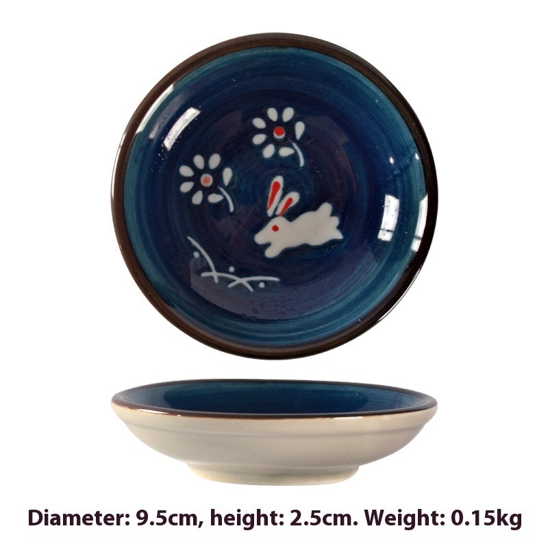 Simple Style Round Ceramic Plate