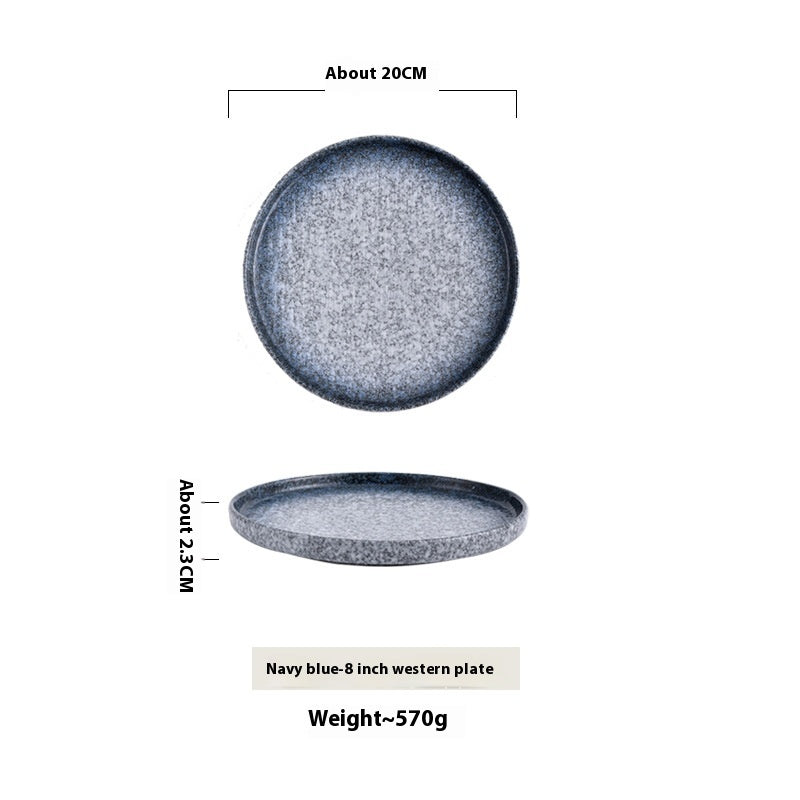 Household Steak Plate Ceramic Western Cuisine Plate