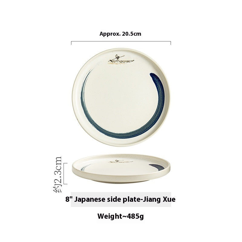 Ceramic Western Cuisine Plate Household Steak Plate