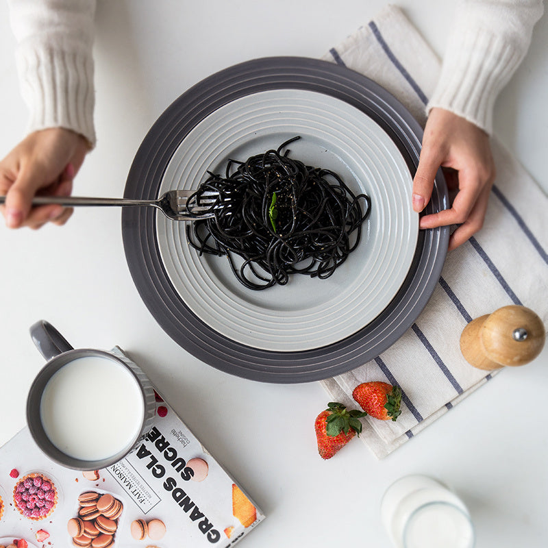 Home Western Plate Creative Porcelain Dinner Plate