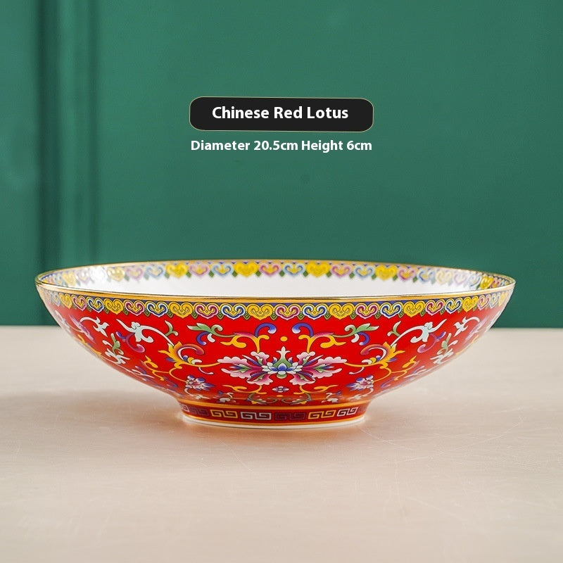 Classic Deep Ceramic Soup Plate