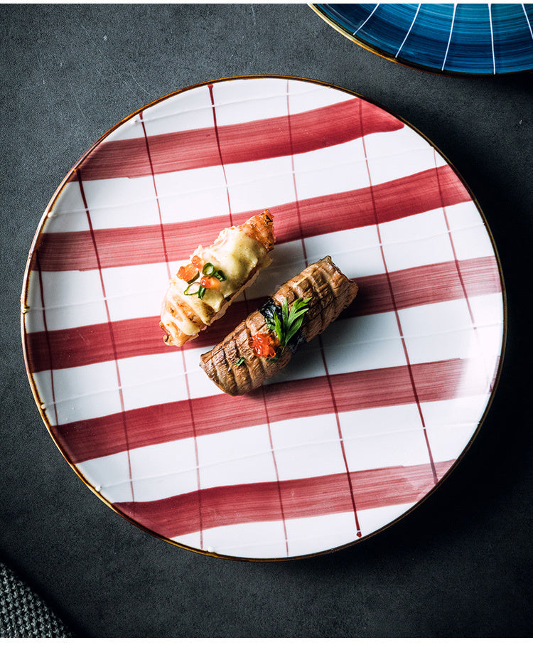 Creative Ceramic Round Household Plate