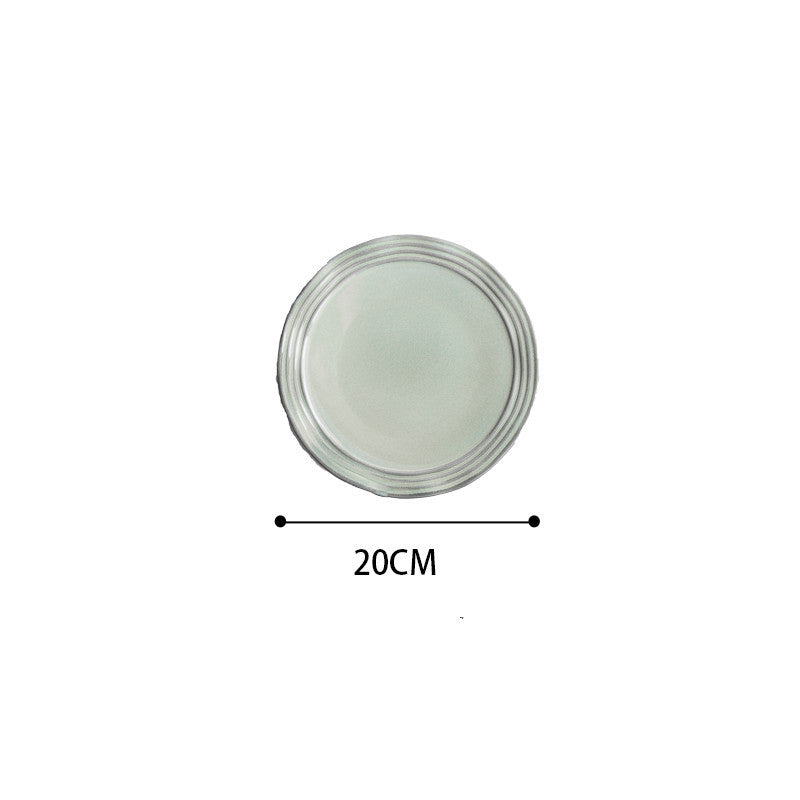 Rustic Elegance Ceramic Dinnerware Plate