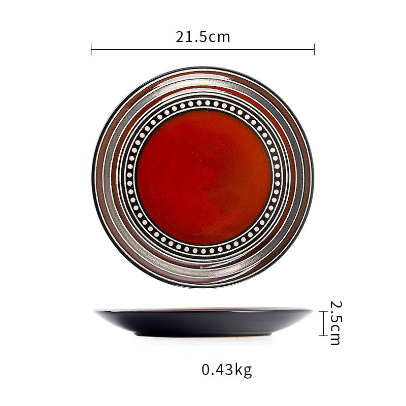 Ceramic Flat Creative Plate