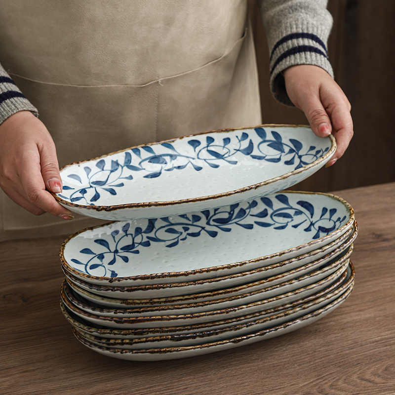 Long Oval Classic Deep Plate