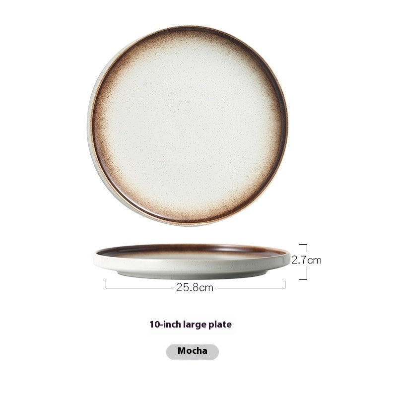 Steak Plate Ceramic Household Dinner Plate
