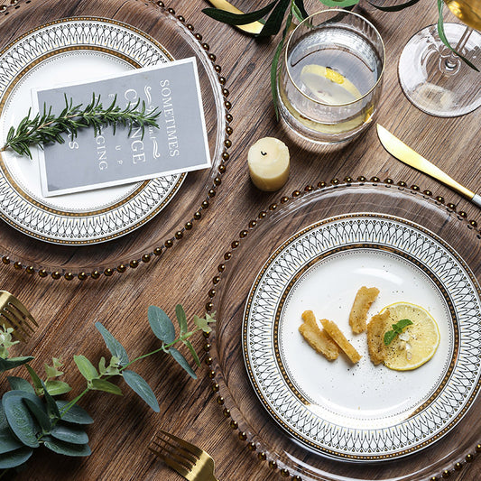 European-style Round Ceramic  Plate
