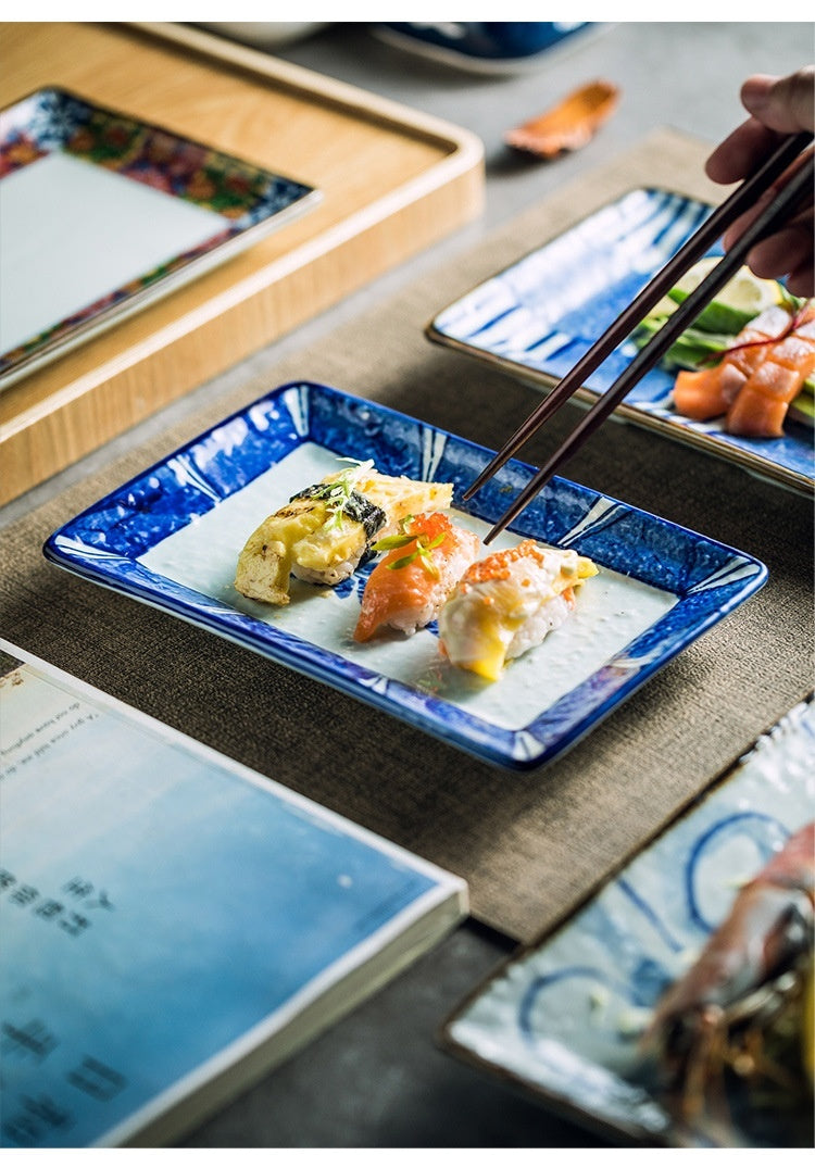 Creative Vintage Rectangle Ceramic Plate