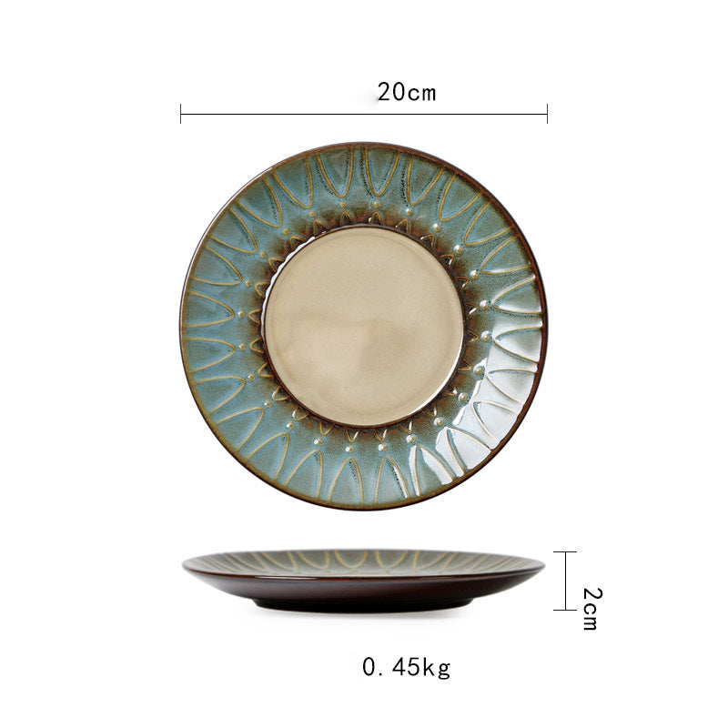 Ceramic Flat Creative Plate