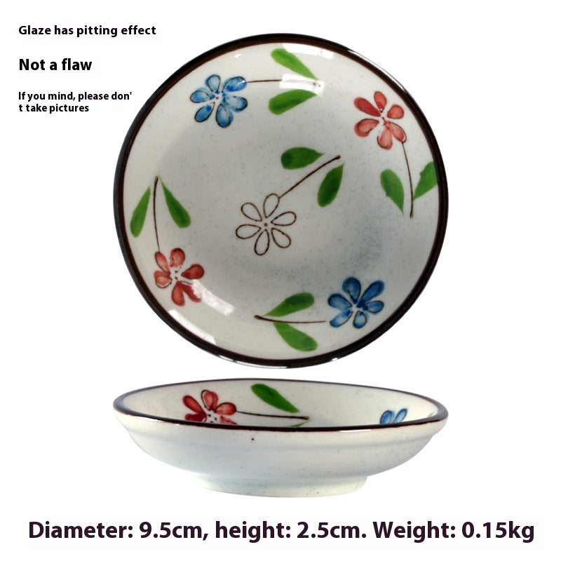 Simple Style Round Ceramic Plate