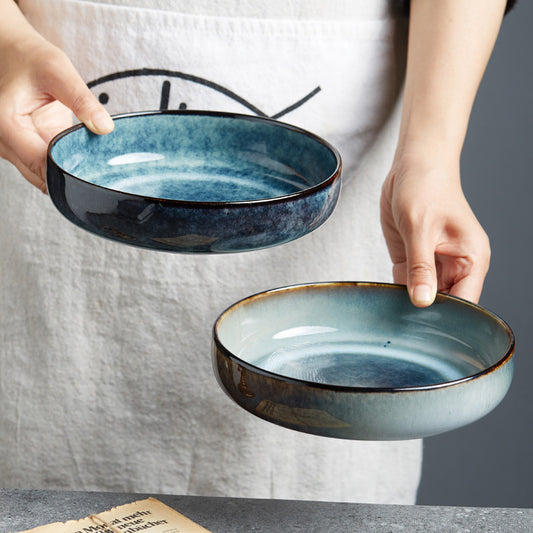 Beautiful Ceramic Homehold Deep Plate