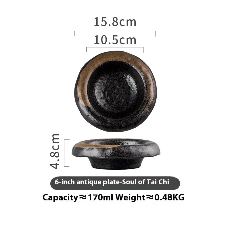 Creative Ceramic Retro Bowl Plate