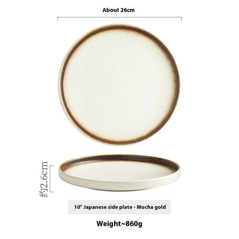 Ceramic Western Cuisine Plate Household Steak Plate