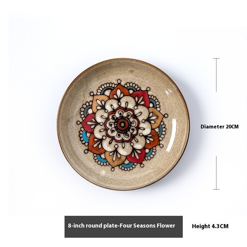 Round Ceramic Classic Plate