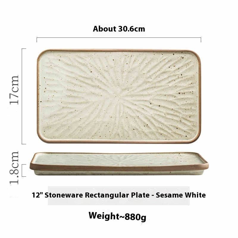 High-grade Retro Barbecue Plate Commercial