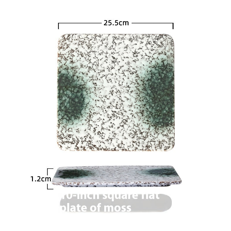 Ceramic Tableware Square Plate Dish