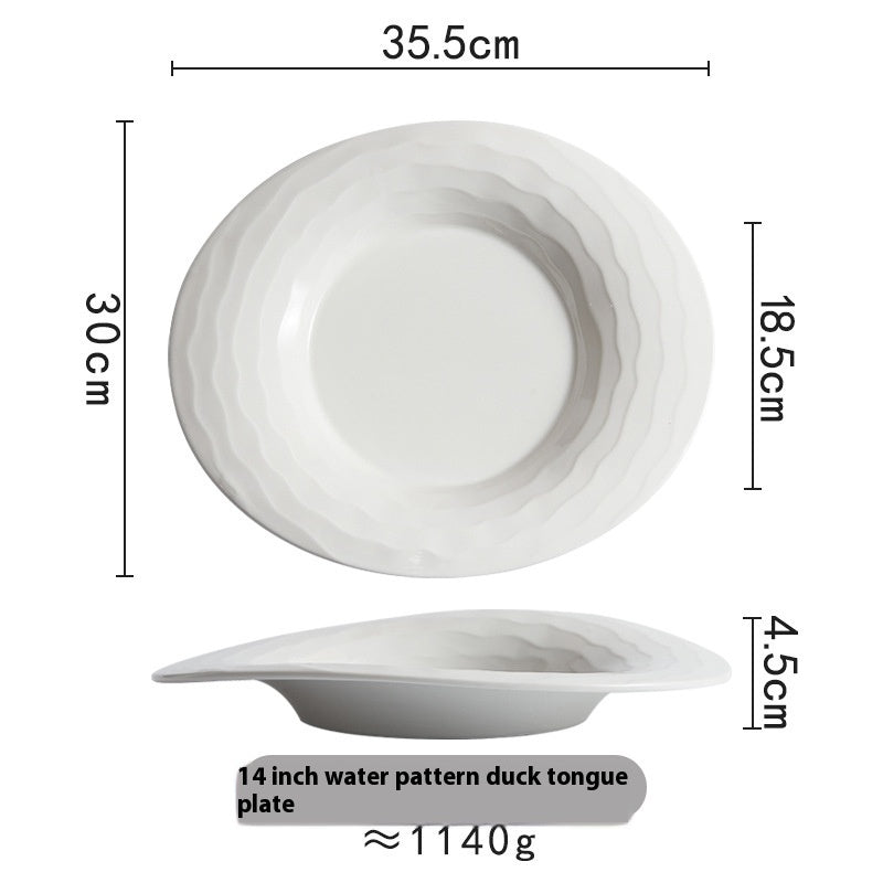 Creative Western Cuisine Plate