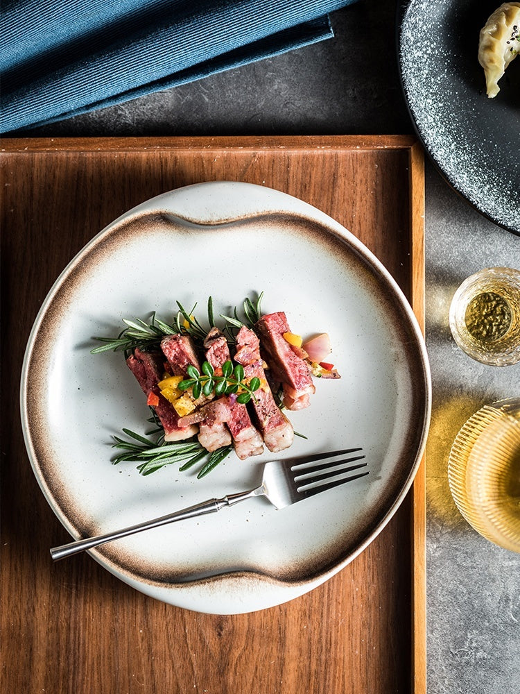 Creative Binaural Ceramic Plate